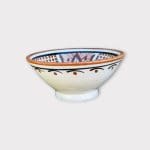 Bols marocains 12 cm marron 4 côtés