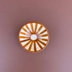 Bols marocains 12 cm rayures marron