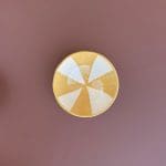 Marokkaanse kommen_10cm-strepen_geel Marokkaanse kommen 10 cm gestreept geel