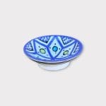 Petite poterie marocaine côté violet 7,5 cm