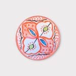 Petite céramique marocaine orange 7,5 cm