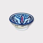 Marockanska små keramikskålar 8,5 cm blå sida 1