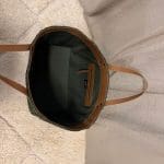 large shopper dark green top