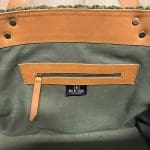 large shopper dark green pocket