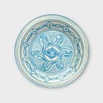 couscoussier 40 cm - bleu clair