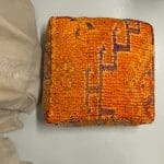 Vloerkussen TAFOUKT in de kleuren geel en oranje