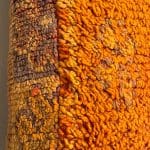 Vloerkussen TAFOUKT in de kleuren geel en oranje