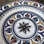 Marokkaanse keramische schaal 42 cm_blaa-artist3_2