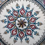 Marokkaanse keramische schaal 42 cm blaa-artist 2