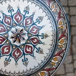 Marokkaanse keramische schaal 42 cm blaa-artist 3