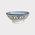 Marokkaanse kommen_18 cm_zwart