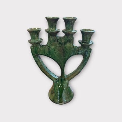 tamergoute 4-armet lysestage i grøn