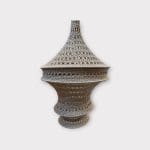 Lampe marocaine au crochet Minaret