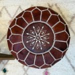 konjakkfarget puff i miniversjon