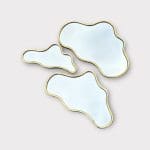 Miroir marocain en laiton en forme de nuage