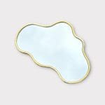 Miroir marocain en laiton en forme de nuage