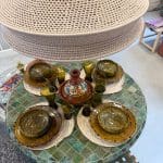 moroccan crochet lamp_beige_L