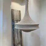 moroccan crochet lamp_beige_L