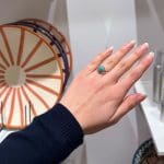 Ring med turkis stein Fleur