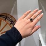 Bague NOOR NOIR avec onyx noir