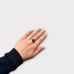 Bague NOOR NOIR avec onyx noir
