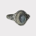 Silver shadow ring