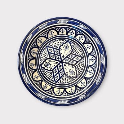 couscousschaal 32 cm blauw