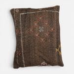 brunt kaktussilkepudebetræk der mpler 55x66cm