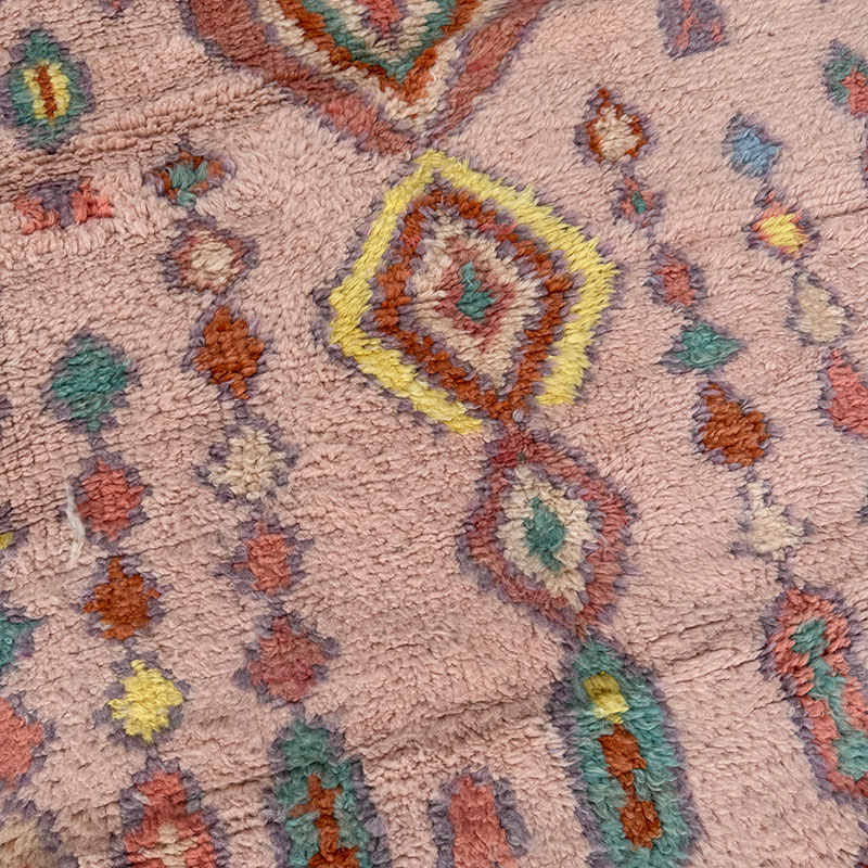 Amaya Beni Ouarain suveren i rosa nyanser
