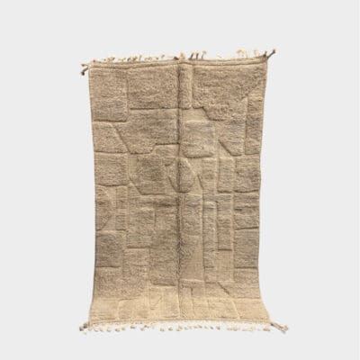 Kasbah tæppe - beniouarain i en smuk taupe/sand