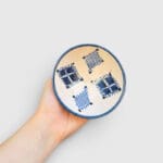 10 cm bowl in several varieties of blue