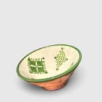 10 cm bowl in several shades of green