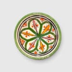 10 cm bowl in several shades of green