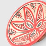 bols de 10 cm de diamètre, couleurs orange et rouge