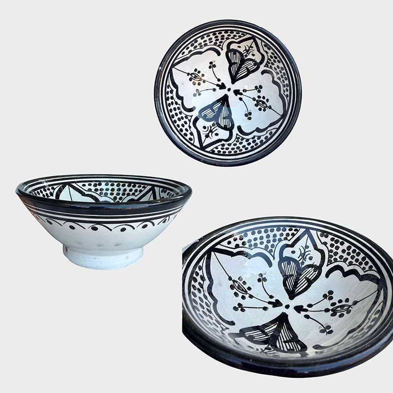 sorte 16 cm skåle