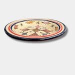 Beautiful couscous dish in ceramic measuring 28 centimeters. Blue, and handmade in Morocco.
