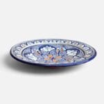 Blue dish 42 cm, handmade in Morocco.