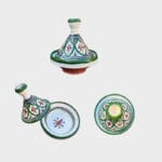 tagine i grønne farver
