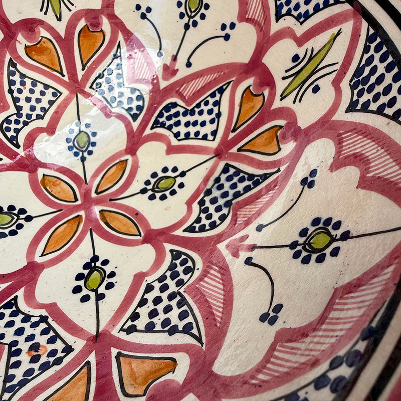 30 cm skål rosa