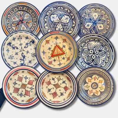 Moroccan couscous dishes - 28 cm - BLUE