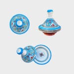 Moroccan tagine 13.5 cm blue 2