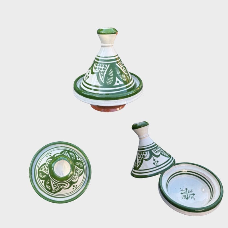 tagine i grønne farver