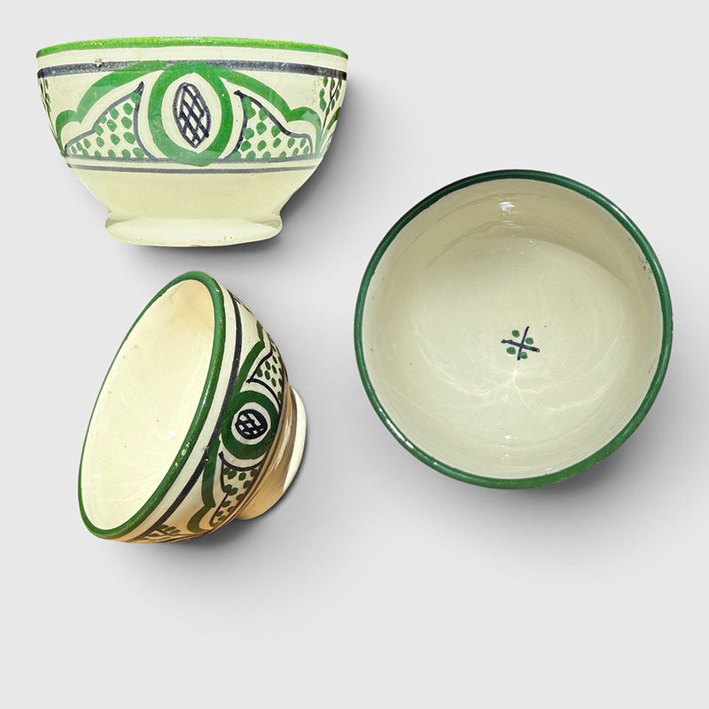 grøn skål 10 cm