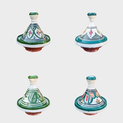 grønne tagines 13,5 cm i forskellige farver
