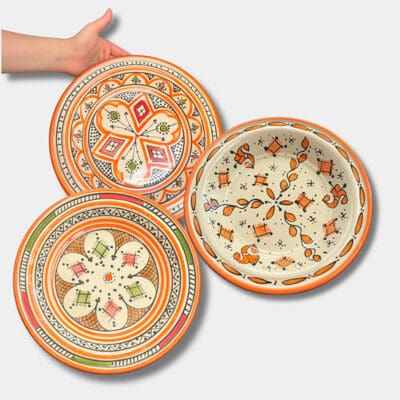 Moroccan couscous dishes - 28 cm - ORANGE