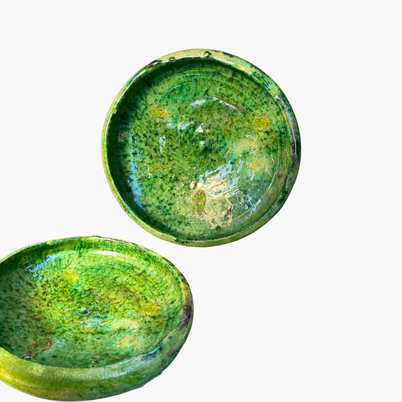 Tamegroute skål 14-16 cm grön