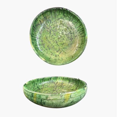 flat bolle 21 cm grønn Tamegroute