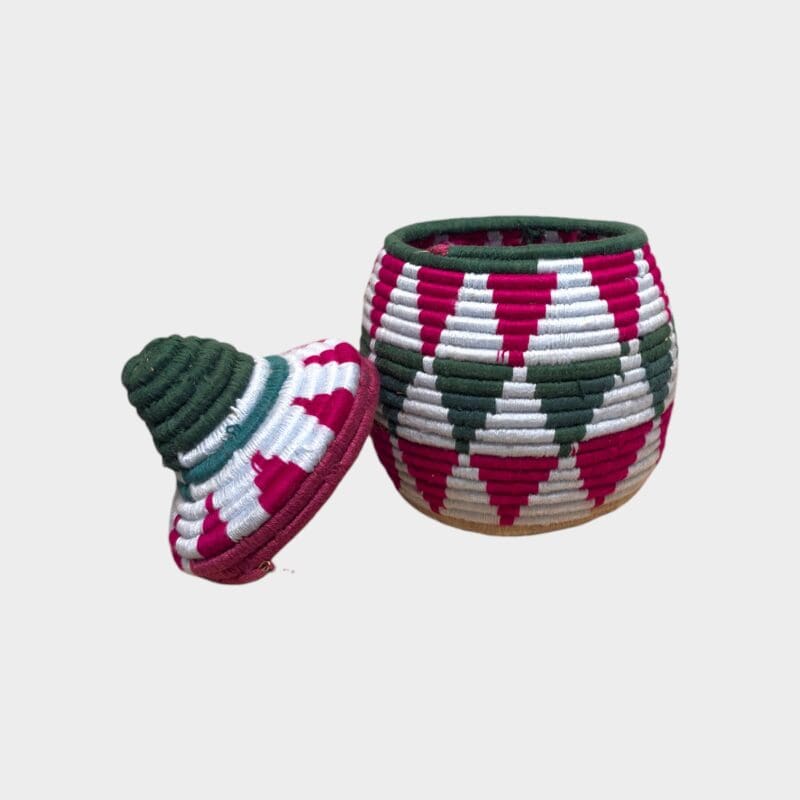 Berbermand in wit, roze en groen M