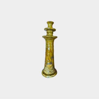 Bougeoir à base de racine de tamaris jaune, taille L