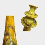 Bougeoir à base de racine de tamaris jaune, taille L
